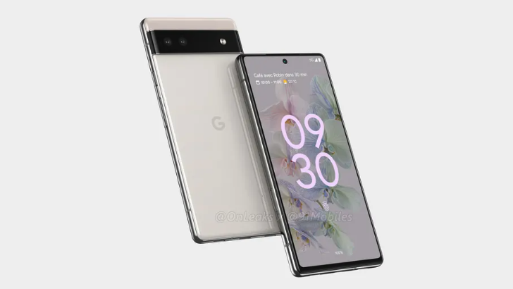 Pixel 6A渲染图
